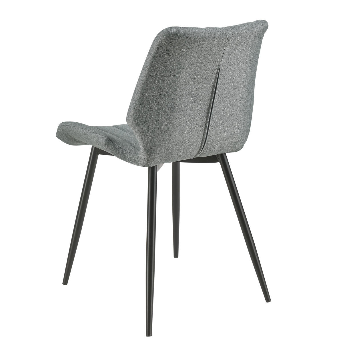 ESSZIMMERSTUHL Mendoza 6er Set - Hellgrau, Textil (58/77/46cm) - [en.casa]
