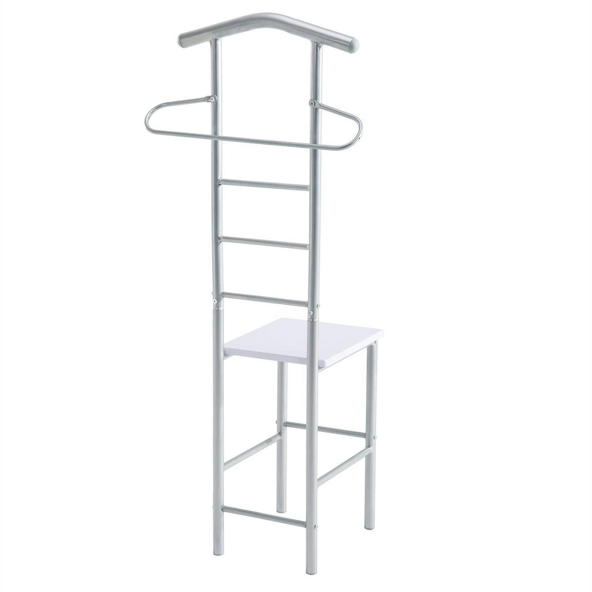 HERRENDIENER JIVO - Weiß, Metall (53/121/47cm) - CARO-Möbel