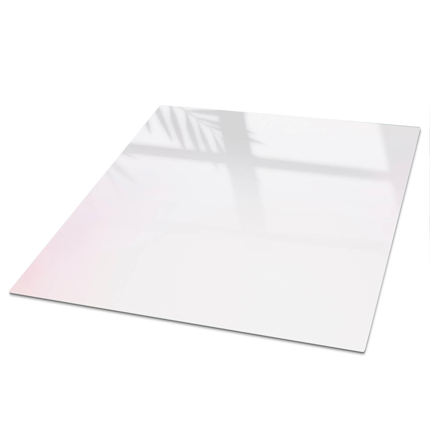 TISCHPLATTE 50x50 cm – Pastellfarbener Hintergrund - Beige, Glas (50/50/0.4cm) - Wallfluent