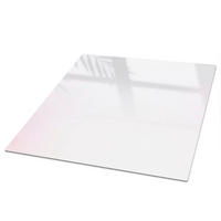 TISCHPLATTE 50x50 cm – Pastellfarbener Hintergrund - Beige, Glas (50/50/0.4cm) - Wallfluent