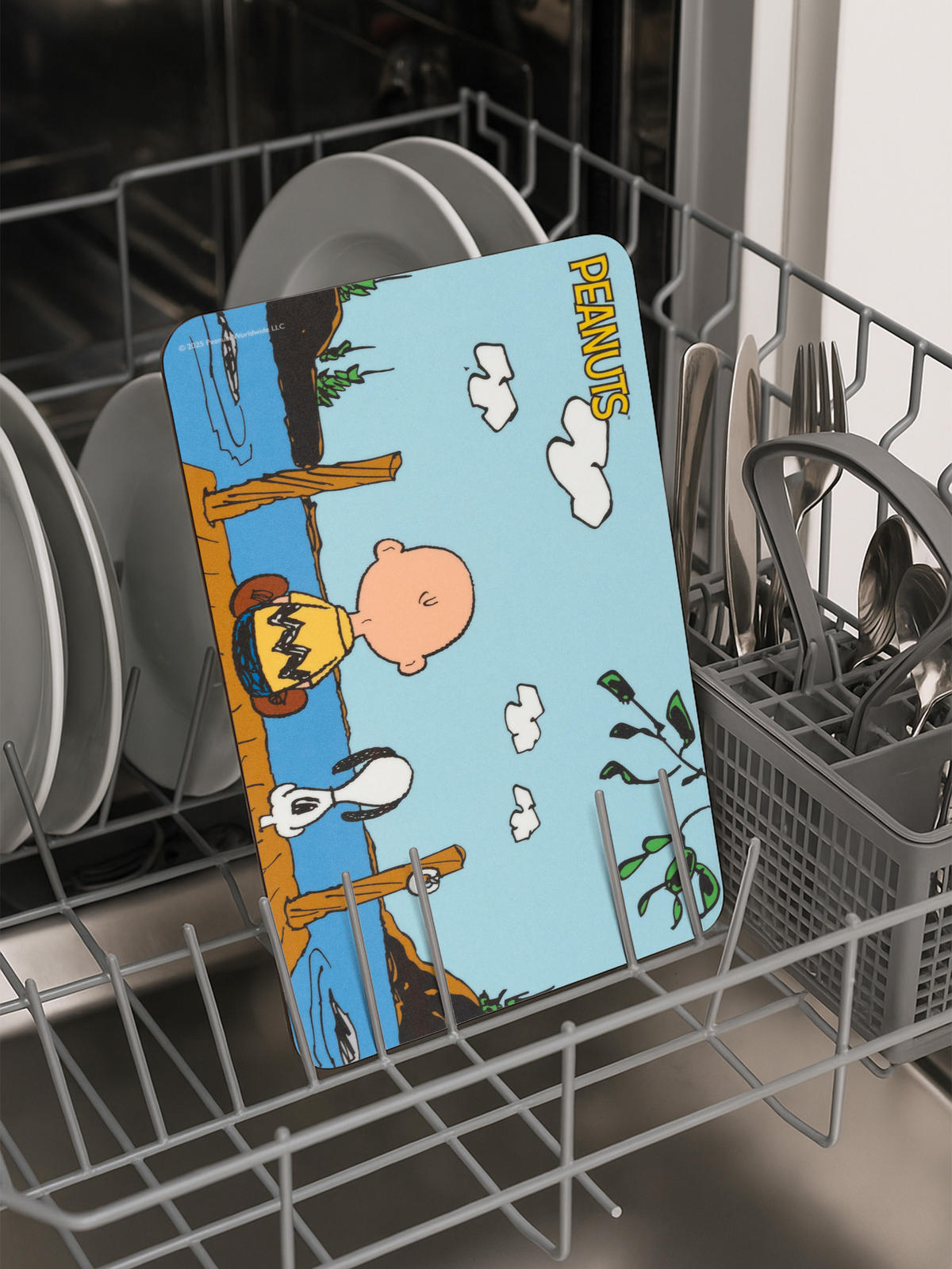 BRETTCHEN The Peanuts Snoopy See Charlie Brown Blau 14,5 x 23,5 cm - Blau, Kunststoff (14.5/23.5cm) - United Labels