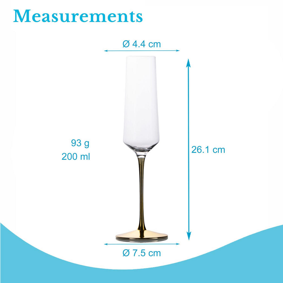 SEKTGLAS 200 ml - Transparent, Glas (0.2L) - Intirilife