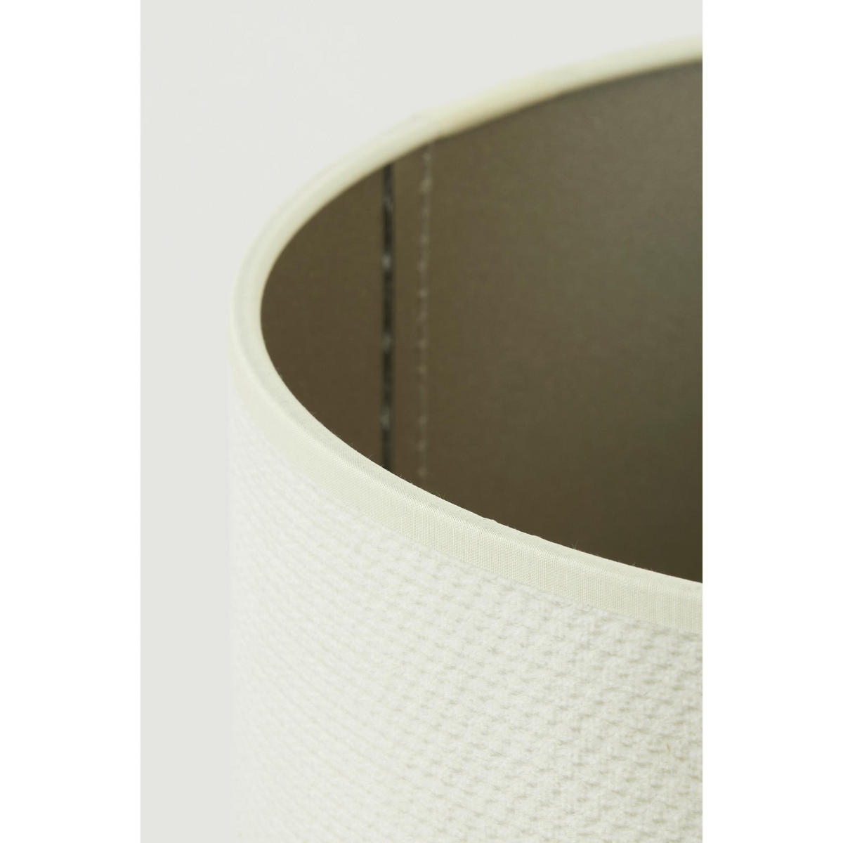 LAMPENSCHIRM Vandy Weiß 40/40/30 cm - Weiß, Textil (40/40/30cm) - Light & Living