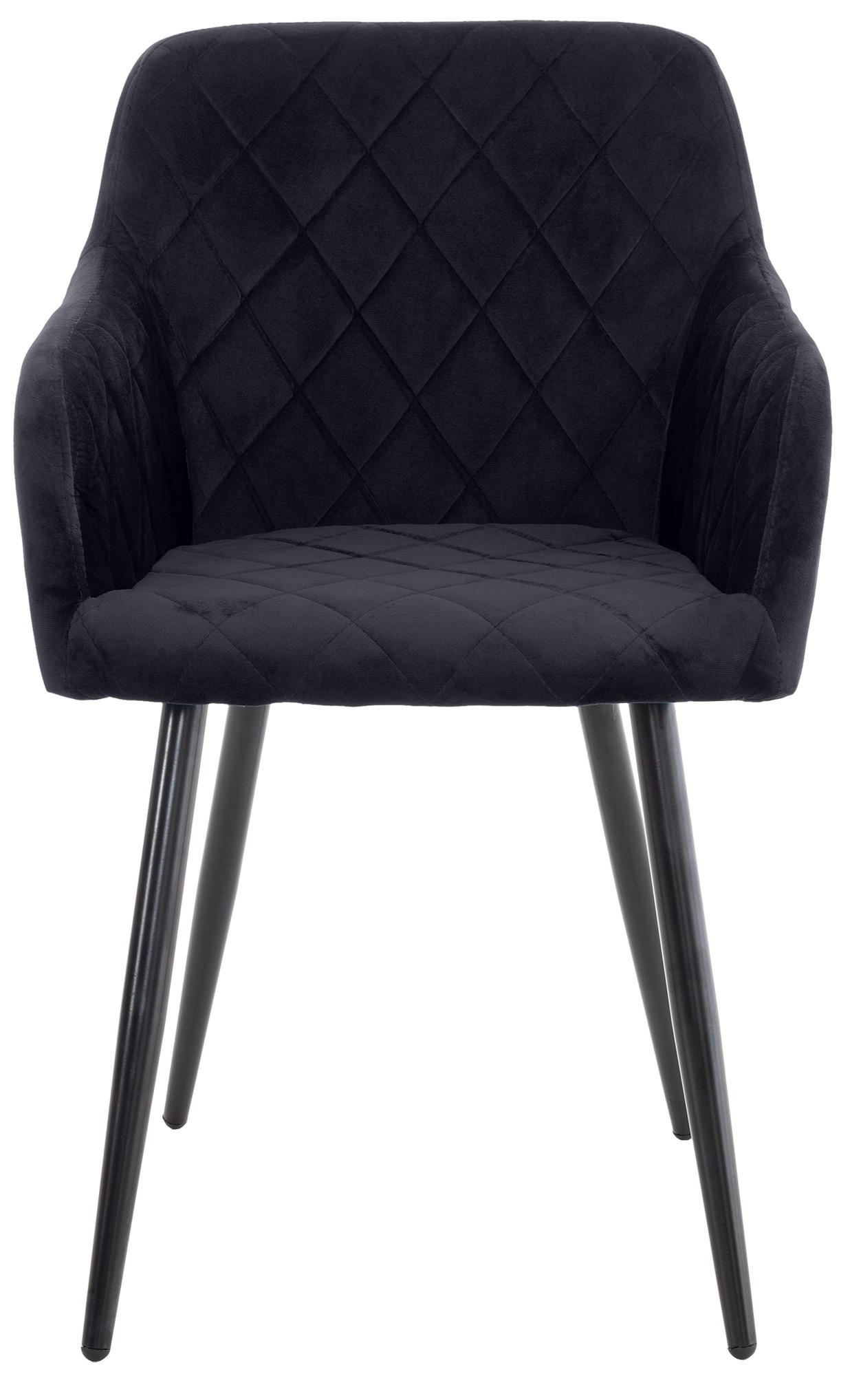 Thumbnail - Deluke Esszimmerstuhl, Schwarz, Textil, 47x84x44 cm, Esszimmer, Stühle, Esszimmerstühle, Vierfußstühle