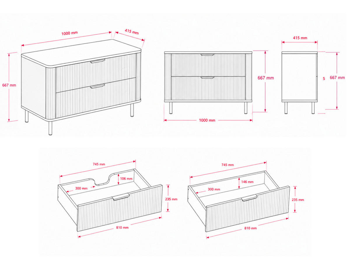 BADEZIMMERSCHRANK : Farbe Eiche-Nussbaum, Griff gold, Füße gold, 100 x 41,5 x 66,7 cm - Goldfarben/Braun, Holzwerkstoff (100/66.7/41.5cm) - 3XE LIVING