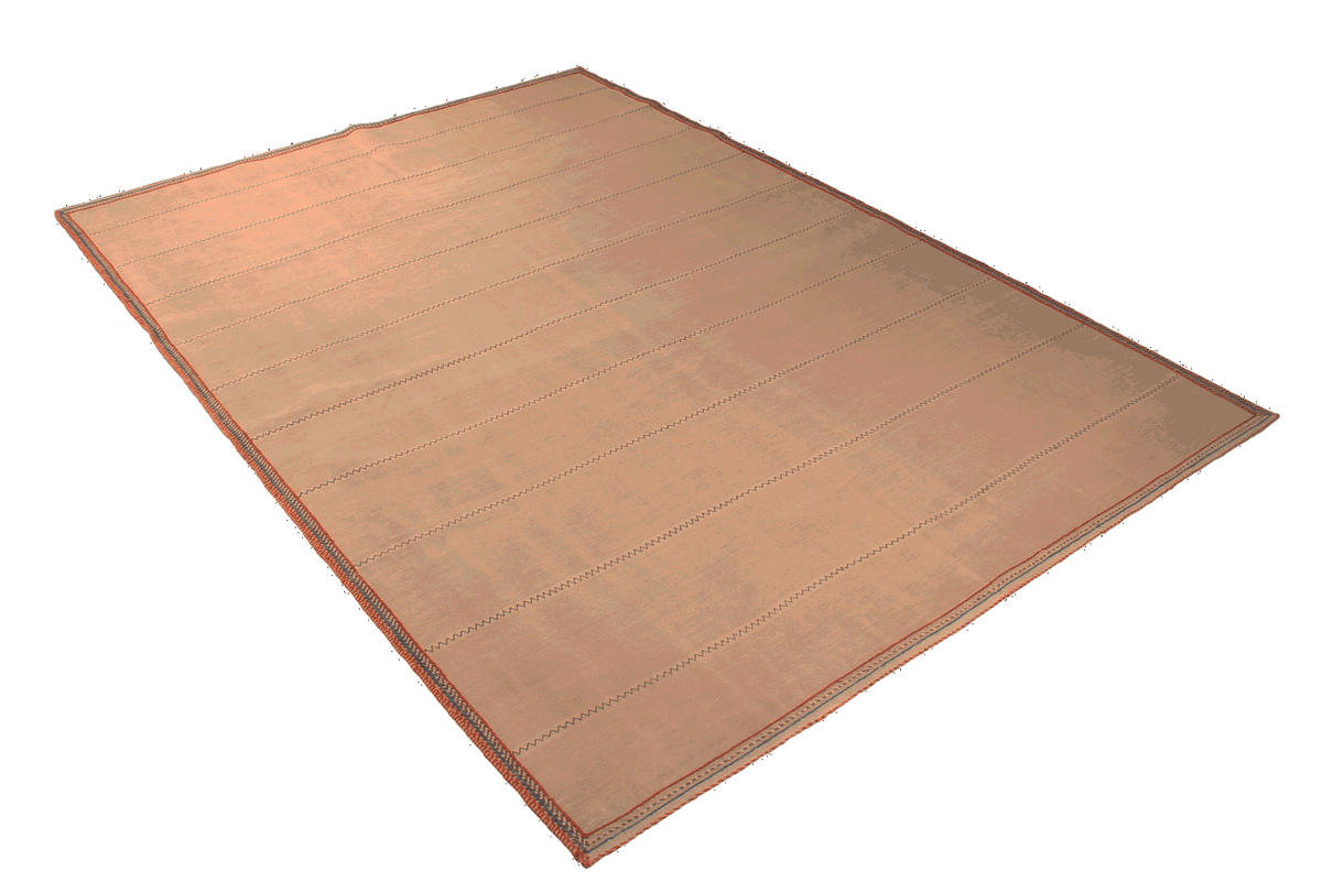 KELIM-TEPPICH handgewebt Afshar Beige 237/168 cm Schurwolle - Beige, Textil (168/237cm) - Looma