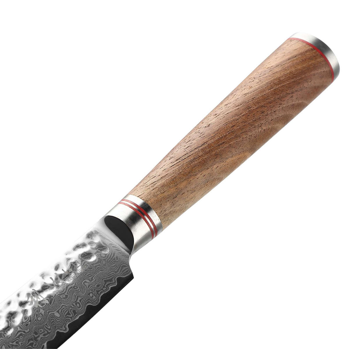 STEAKMESSER 12,5 cm - Nussbaumfarben, Holz/Metall (25cm) - Wakoli