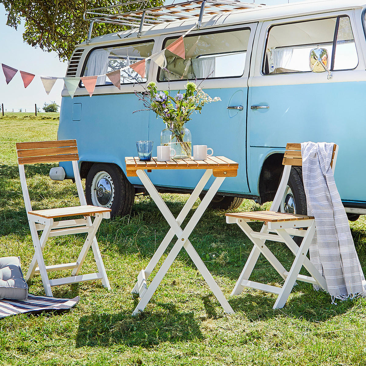 GARTENESSGRUPPE (3-teilig) Morning Star - Braun, Holz - BUTLERS