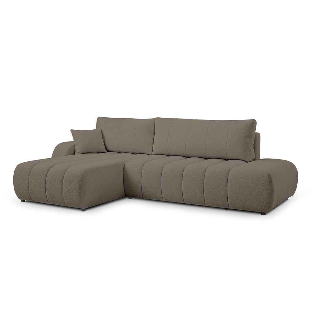 Pillovely Ecksofa Mehrfarbig 276x88x176 cm