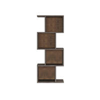 WANDREGAL 50/25/125 cm - Grau, Holz (50/125/25cm) - Mobili Rebecca