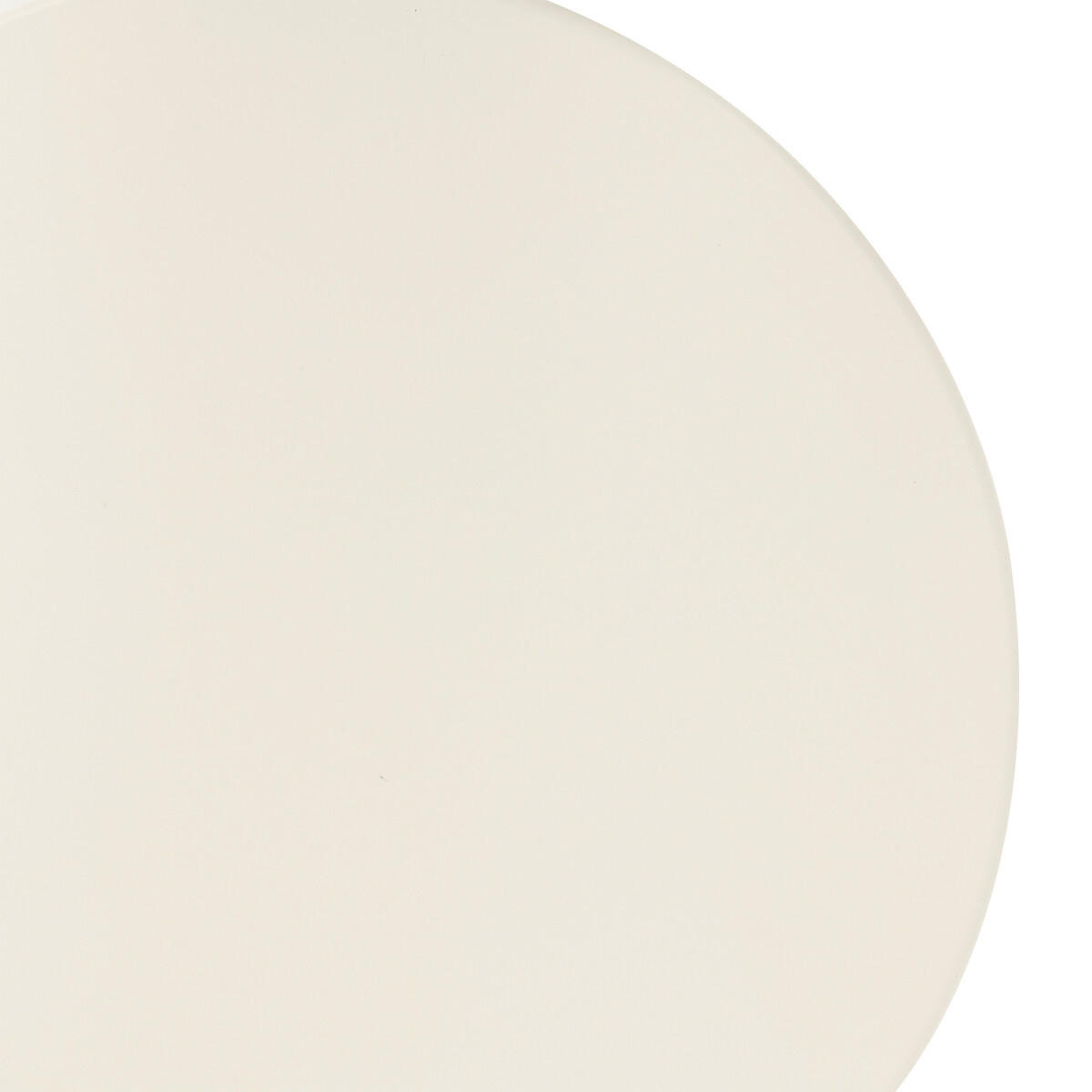 COUCHTISCH Chamlo rund Weiß 38/38/46,5 cm - Beige, Holzwerkstoff (38/38/46.5cm) - Atmosphera Createur d´interieur