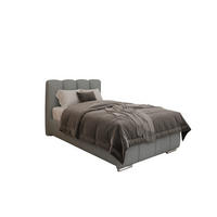 POLSTERBETT Zaira 100x200cm – Elegantes Polsterbett für modernen Wohnstil , ohne matratze, Blaugrau - Blaugrau, Holz (100/200cm) - Homesy