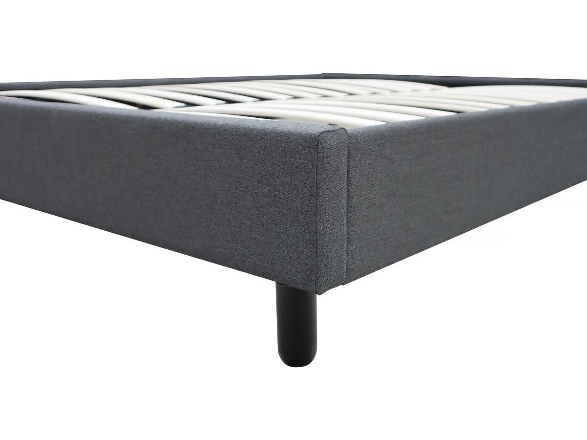 LATTENROST andy Grau - Grau, Textil (200/160cm) - Habitat Garten