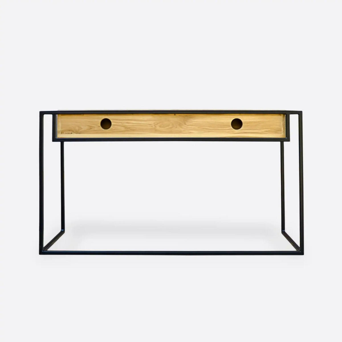 SCHREIBTISCH Computertisch in Loft Stil KING - Eichefarben, Holz (60/140/78cm) - Rawood Furniture