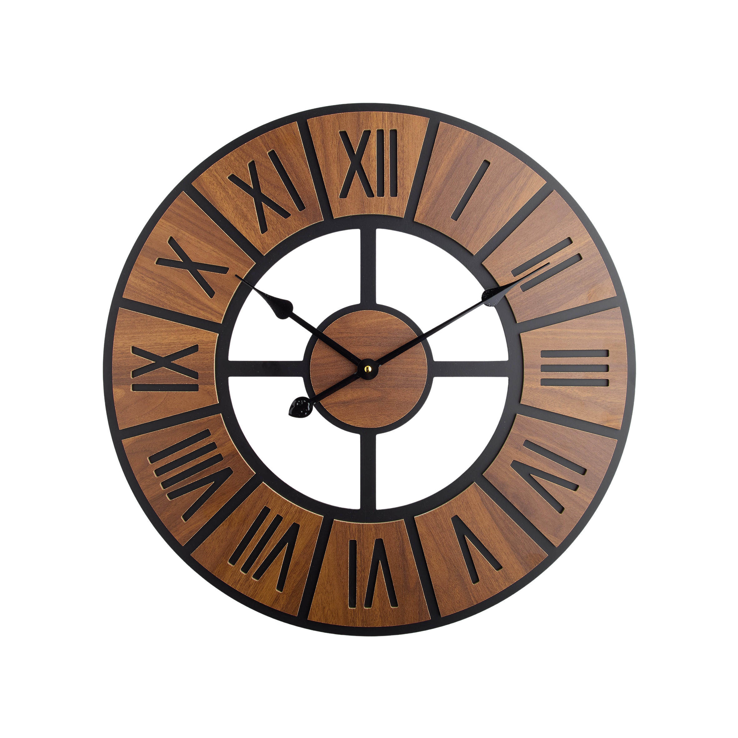 WANDUHR Arboriso 60x4cm, Braun - Braun, Holzwerkstoff (4/1/60cm) - home&you