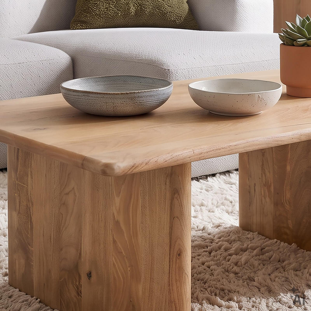 COUCHTISCH DIYA natur - Naturfarben, Holz (75/120/46cm) - IDIMEX