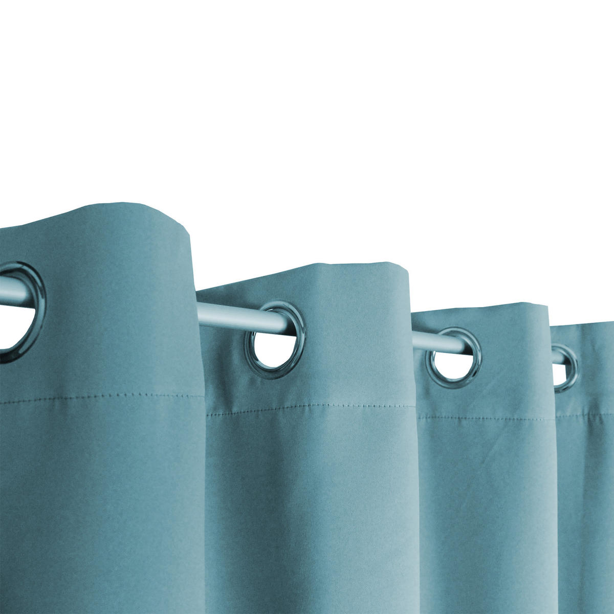 VERDUNKELUNGSVORHANG Ösen 140/245 cm Mint Blau - Hellblau, Textil (140/245cm) - TiborTex