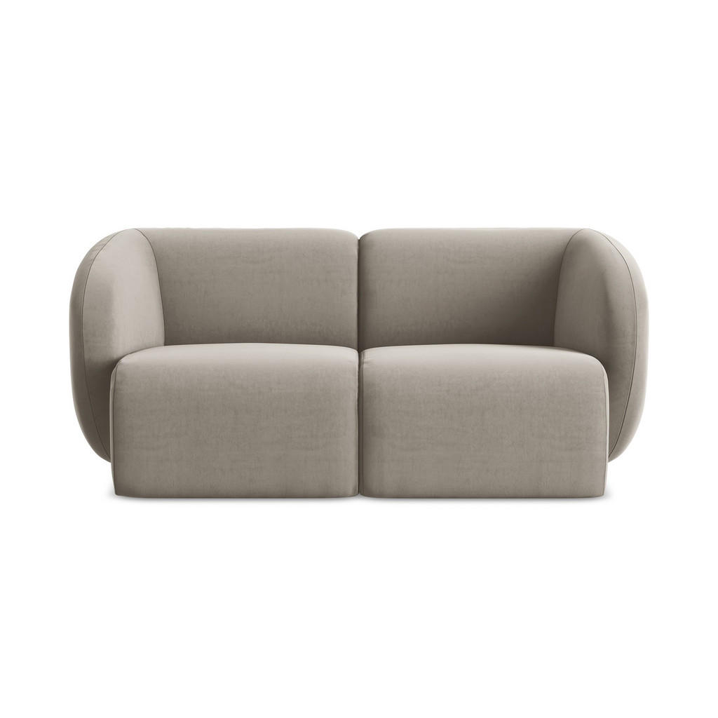Thumbnail - Makamii 2-Sitzer-Sofa, Taupe, Textil, Holzwerkstoff, 174x75x94 cm, Hergestellt in Europa, Oeko-Tex®, Wohnzimmer, Sofas &...