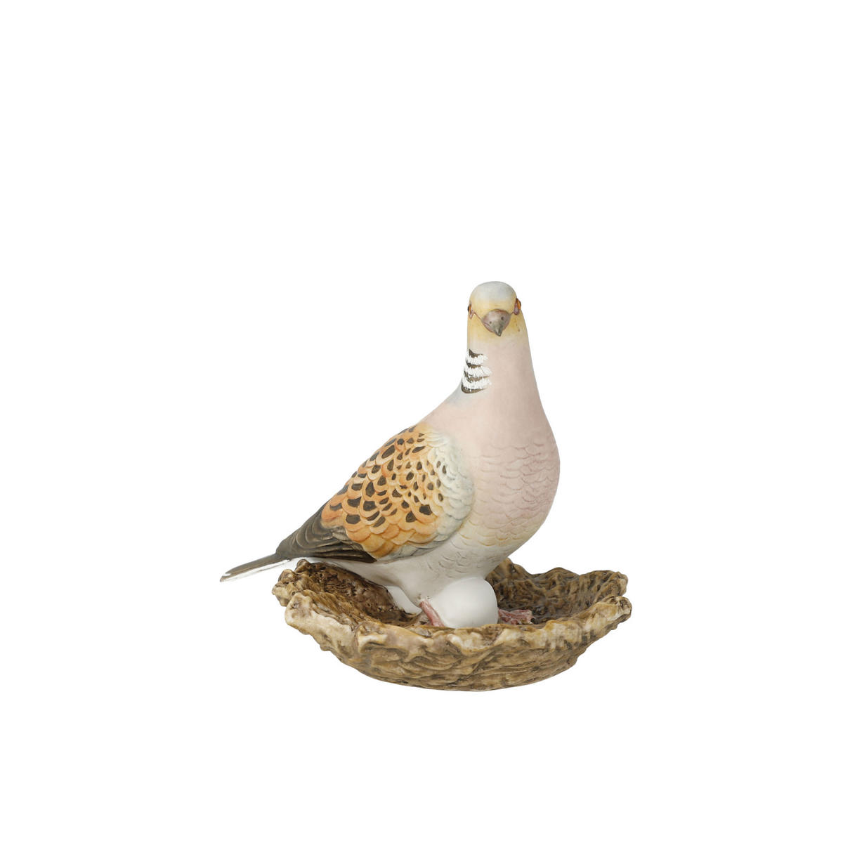 SKULPTUR Turteltaube Klein, Vogel des Jahres 2020, Porzellan, Bunt, 9.5 cm - Multicolor, Keramik (8.5/9.5/12cm) - Goebel