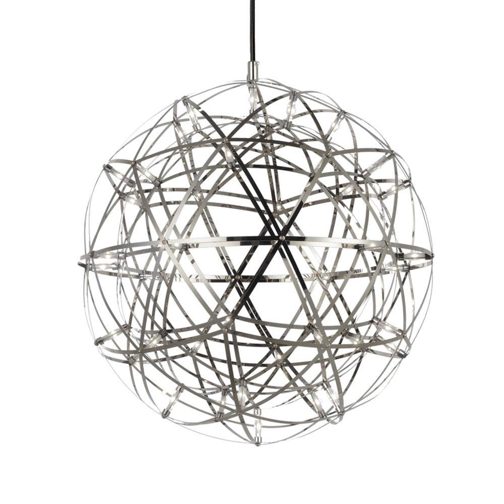 s.luce Led-Hängelampe Chrom 50x50x50 cm
