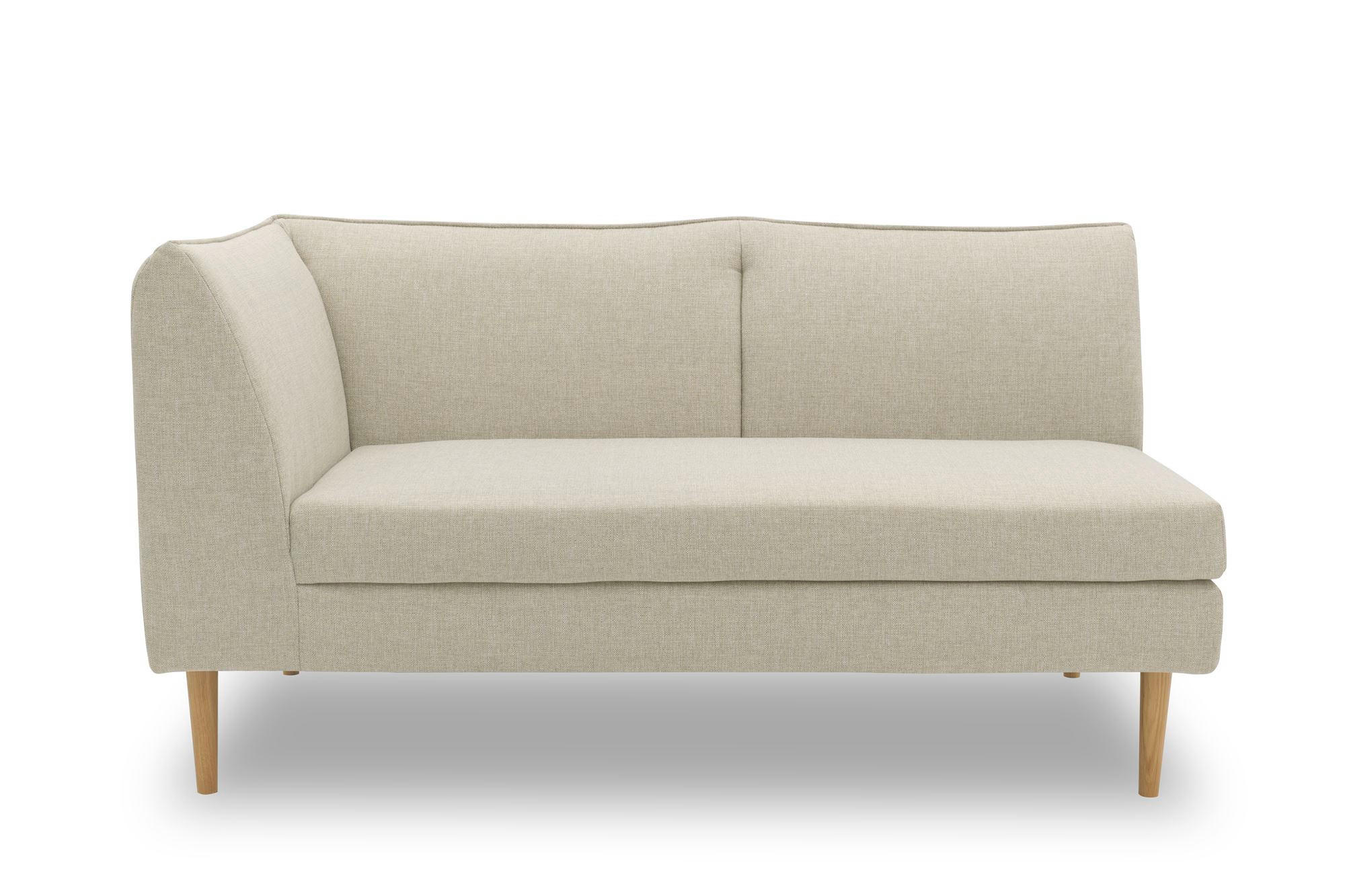 GARTENLOUNGE-SOFA 2-Sitzer Links Braelyn 159x82x82 Outdoorbezug sand - Sandfarben, Kunststoff (159/82/82cm) - 58aufmkessel