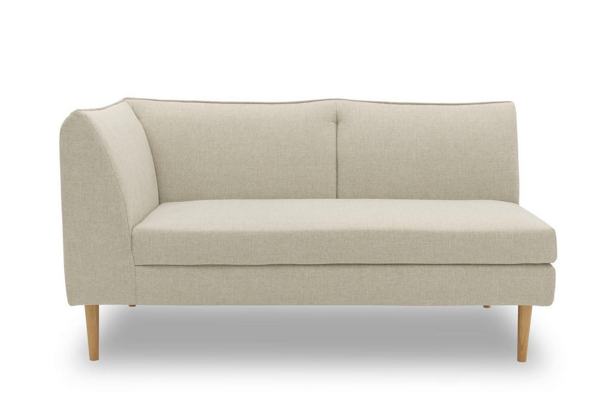 GARTENLOUNGE-SOFA 2-Sitzer Links Braelyn 159x82x82 Outdoorbezug sand - Sandfarben, Kunststoff (159/82/82cm) - 58aufmkessel
