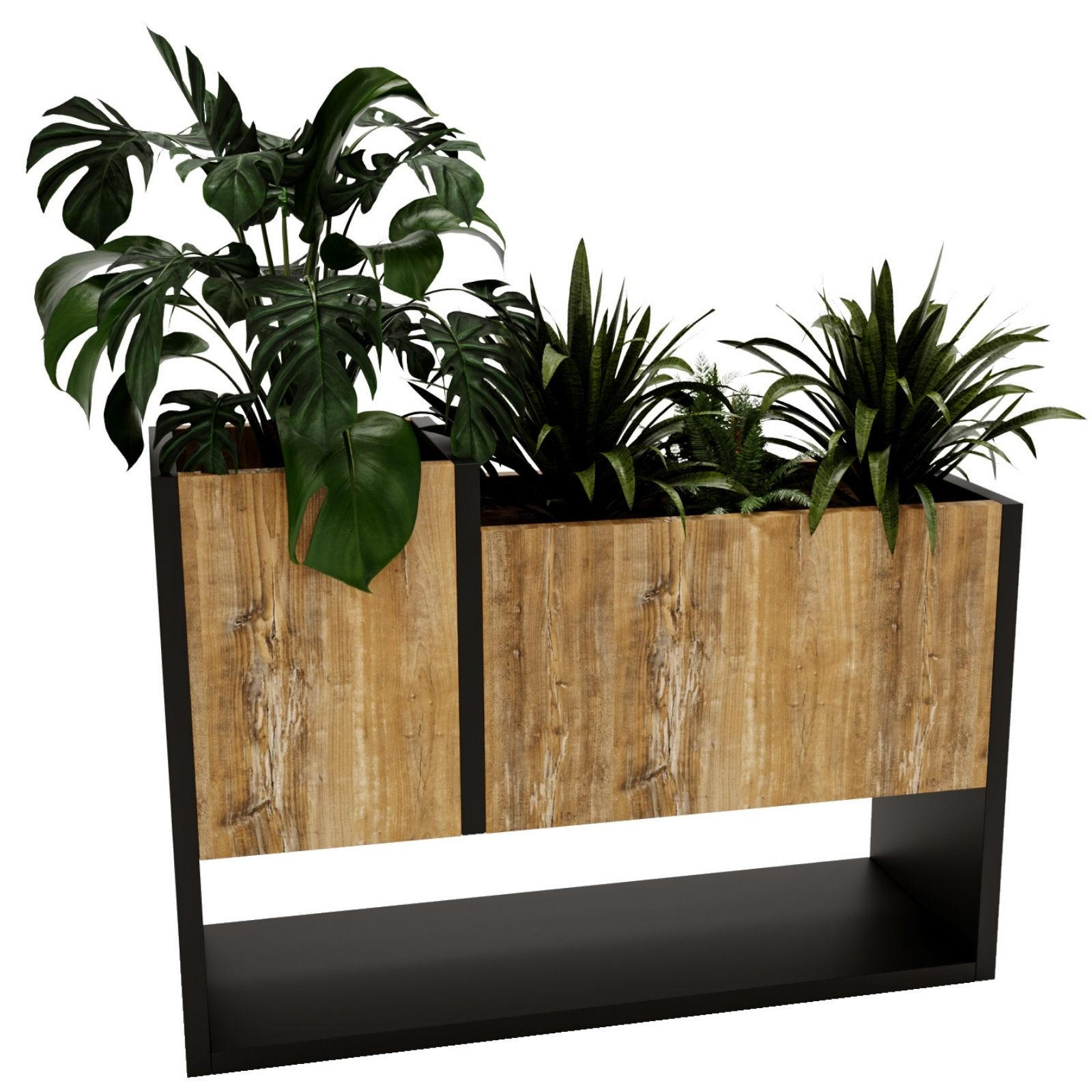 BLUMENKASTEN - Kiefer Milford, Holzwerkstoff (23/45/65cm) - RAUMHIRSCH FURNITURE