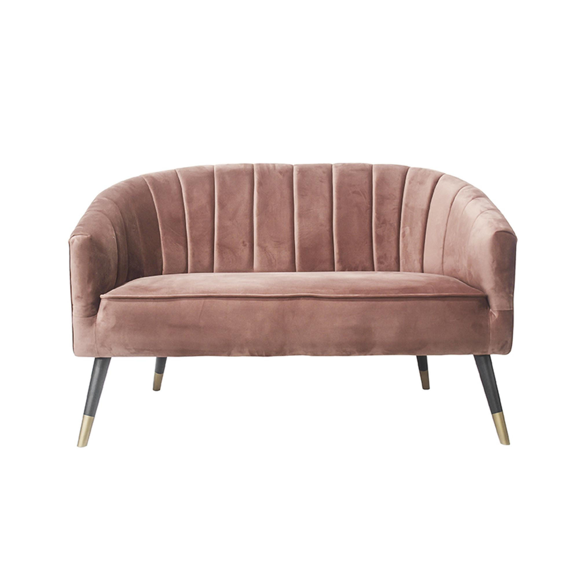 BANK Rosa 71/128/80 cm - Pink, Textil (128/80/71cm) - Leitmotiv