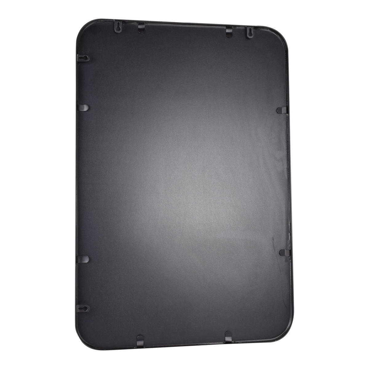 WANDSPIEGEL Boston Schwarz - Schwarz, Metall (60/90/4cm) - Fragix