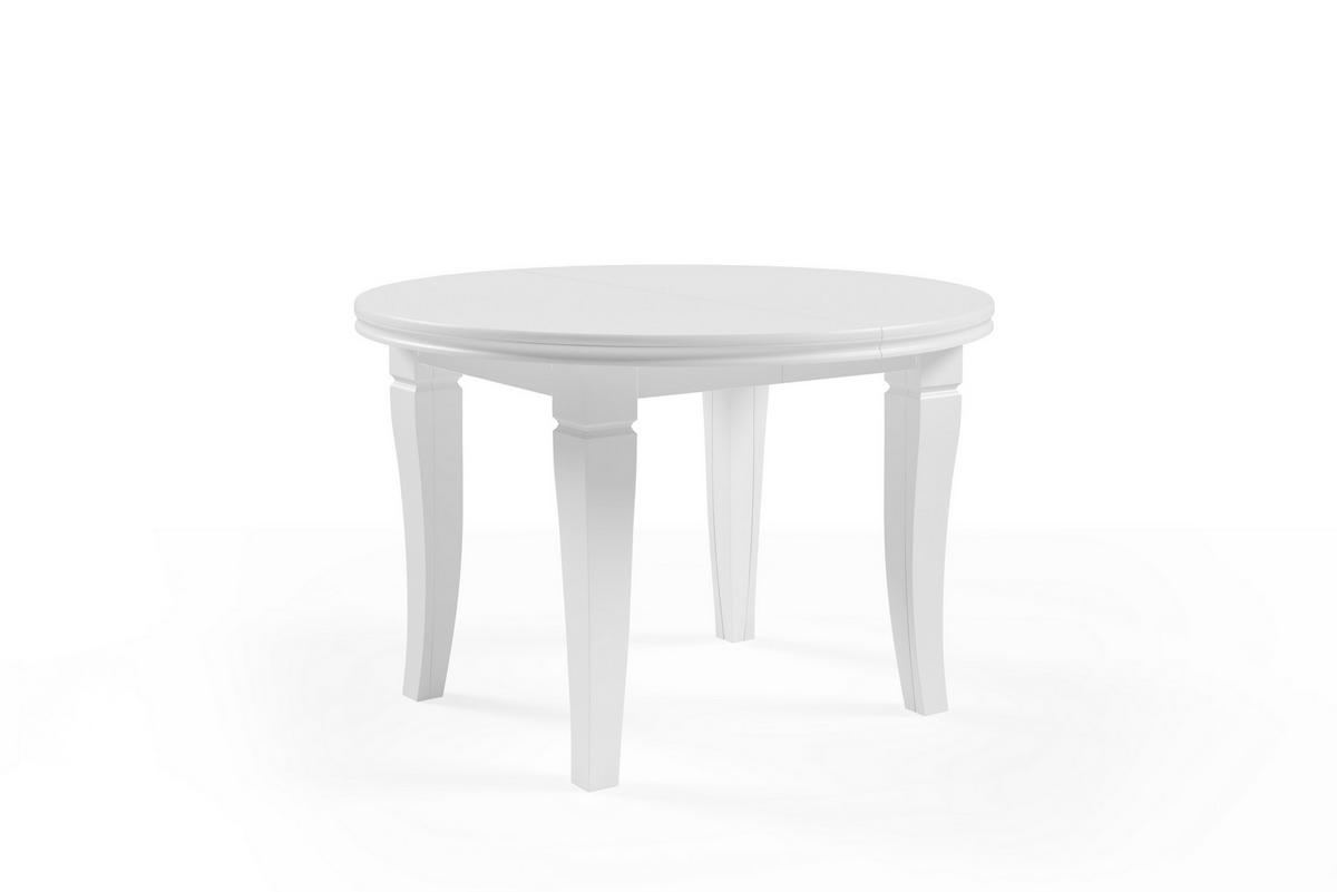 ESSTISCH TINO Ausziehbar 110 - 260 / 110 x 77 cm - Weiß, Holz (110/110/77cm) - MASSENO