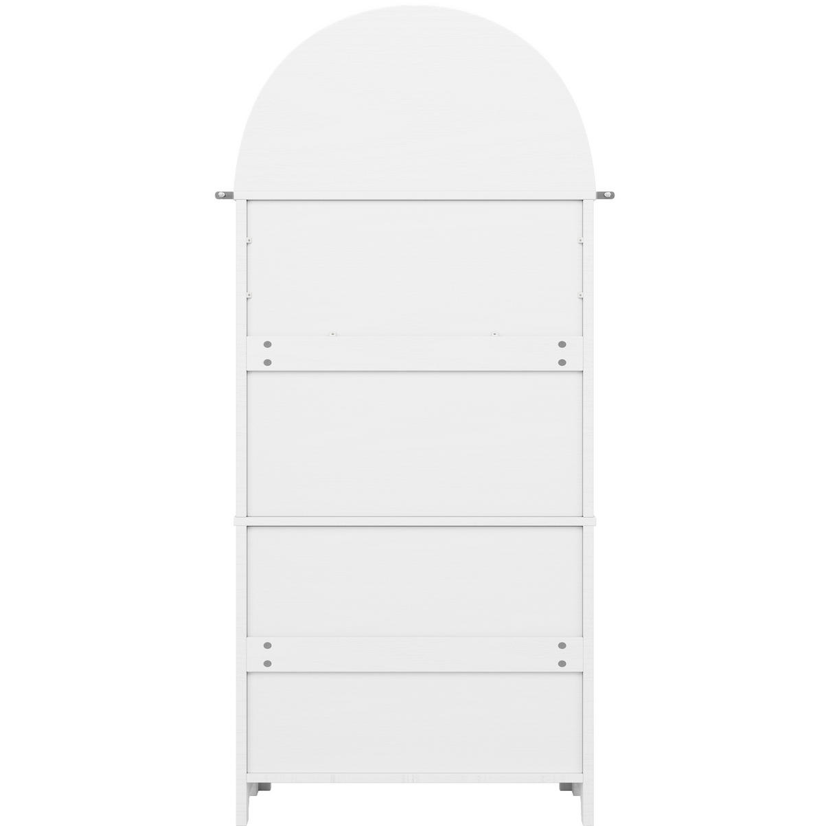 KOMMODE aus MDF 70x35x180cm in Weiß mit 3 Schubladen - Weiß, Holzwerkstoff (70/180/35cm) - Modfu