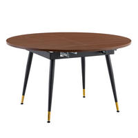 ESSTISCH ausziehbar rund/oval DE-40083 Nussbaum - Walnussfarben, Holzwerkstoff (85/135/77cm) - ComfortXL