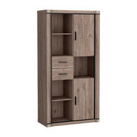 REGAL Dallas D-23 97 x 192 x 45 cm Trüffeleiche - Trüffeleichefarben, Holzwerkstoff/Kunststoff (97/192/45cm) - Koseto