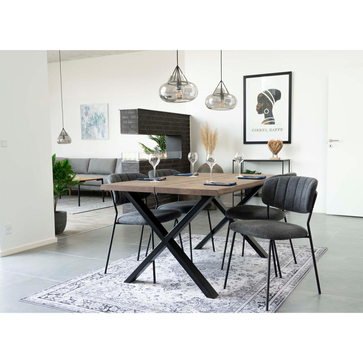 ESSTISCH Eiche Dekor - Eiche Wotan, Holzwerkstoff (140/95/74cm) - ebuy24