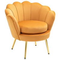 POLSTERSESSEL - Orange, Kunststoff (67/74/76cm) - HOMCOM