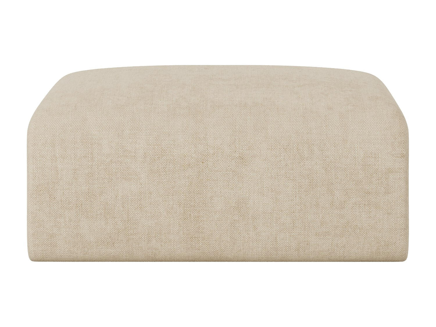 SITZHOCKER - 1 Person - stoff - beige Pogni - Beige, Kunststoff/Textil (75/45/75cm) - Vente-Unique