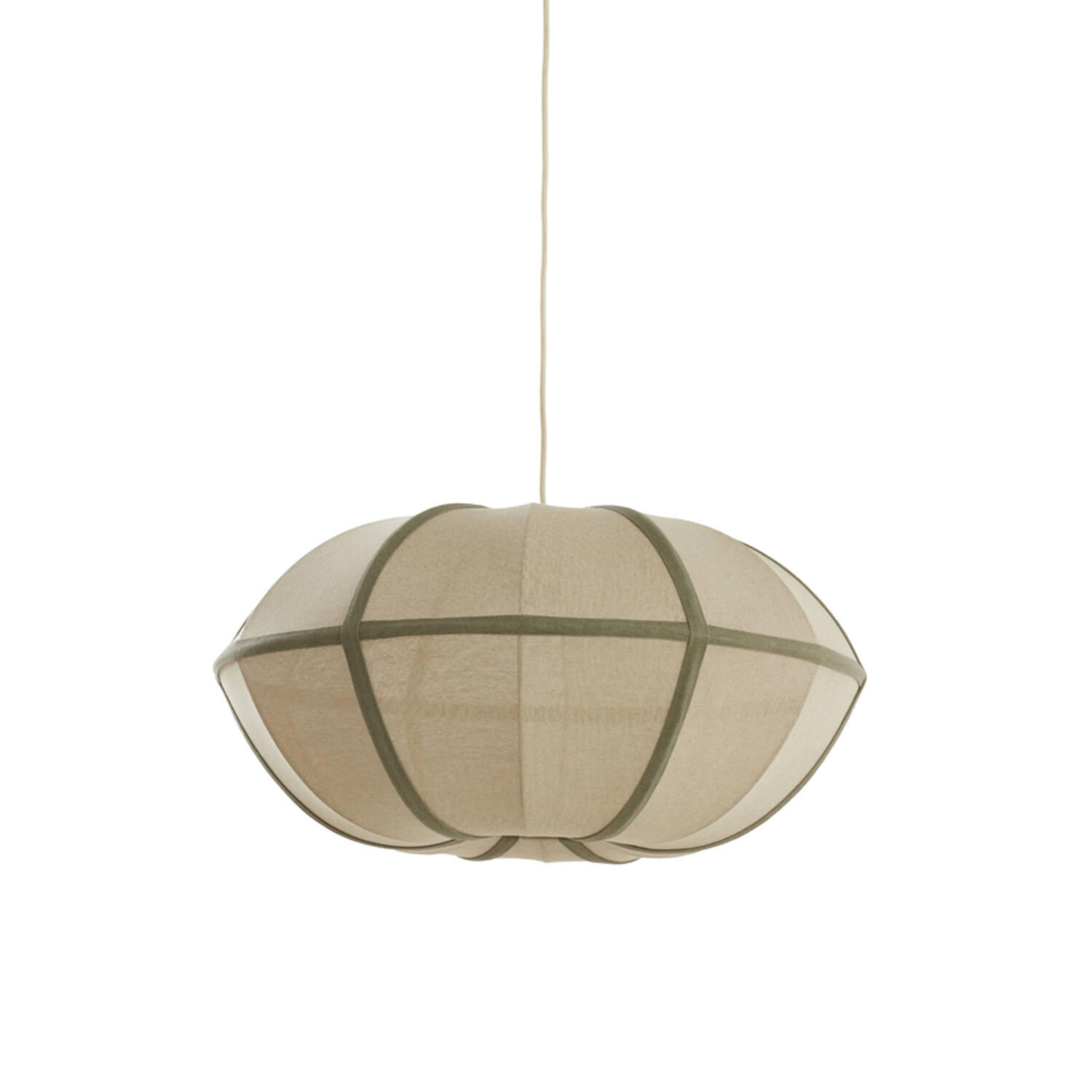 HÄNGELAMPE - Braun - 61/61/30 cm - Braun, Textil (61/61/30cm) - Light & Living