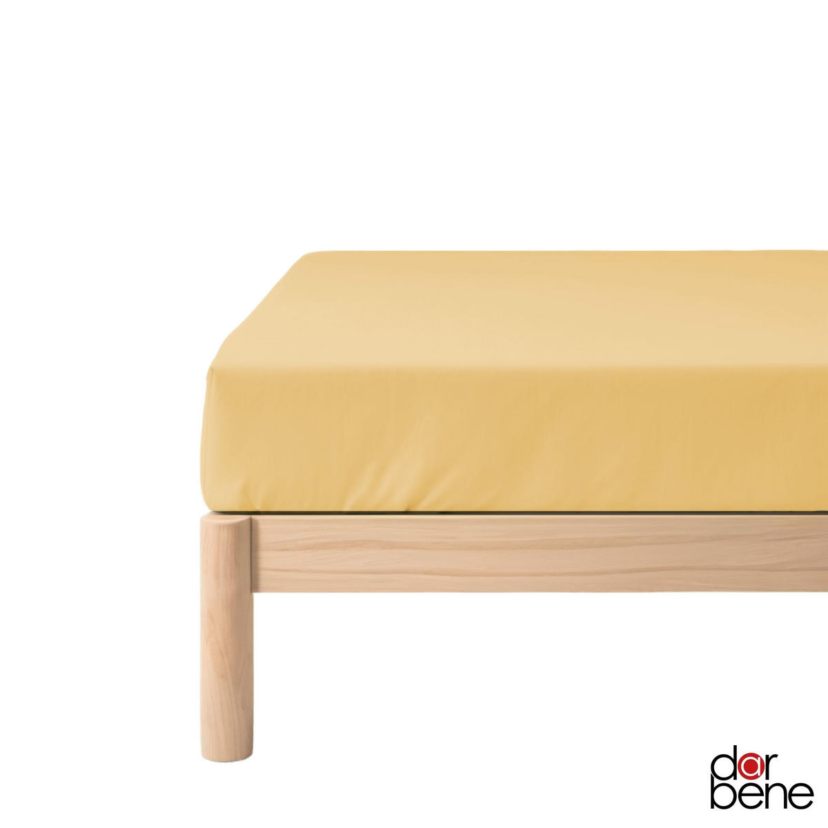 SPANNBETTLAKEN Premium Jersey Baumwolle - Sandfarben, Naturmaterialien (180/200cm) - DarBene