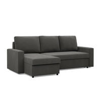 ECKSOFA Neo mit gerader Armlehnen grau - Grau, Textil (231/140cm) - SIMKAM Furniture