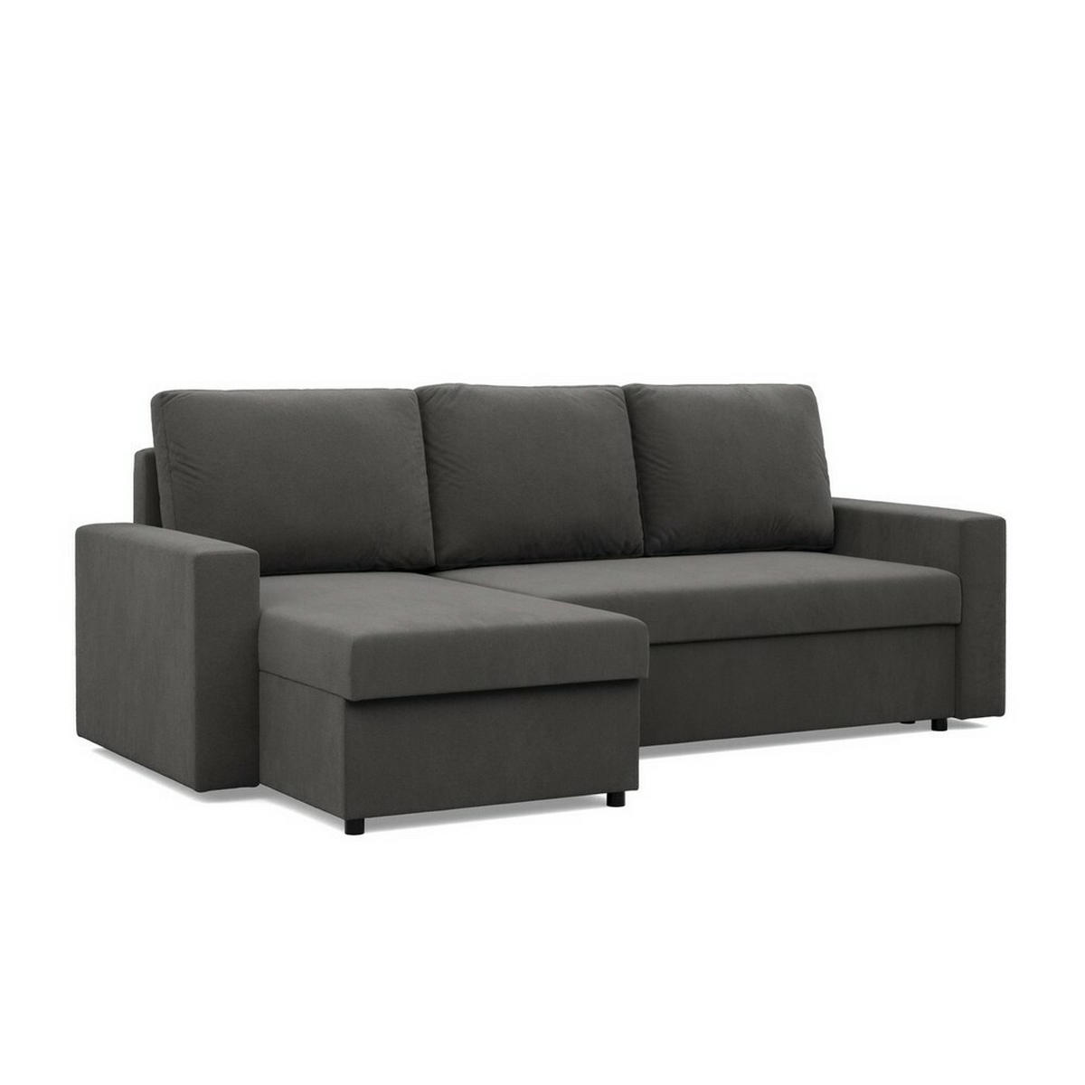 ECKSOFA Neo mit gerader Armlehnen grau - Grau, Textil (231/140cm) - SIMKAM Furniture