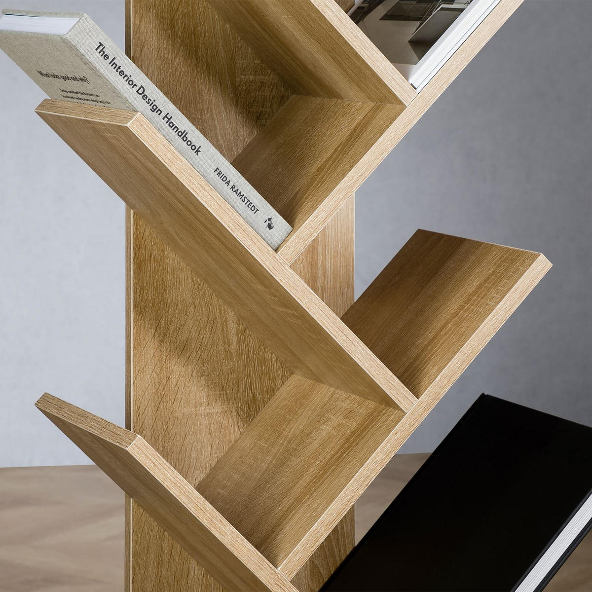 BÜCHERREGAL JULES Sonoma Eiche - Sonoma Eiche, Holzwerkstoff (48/116/23cm) - IDIMEX