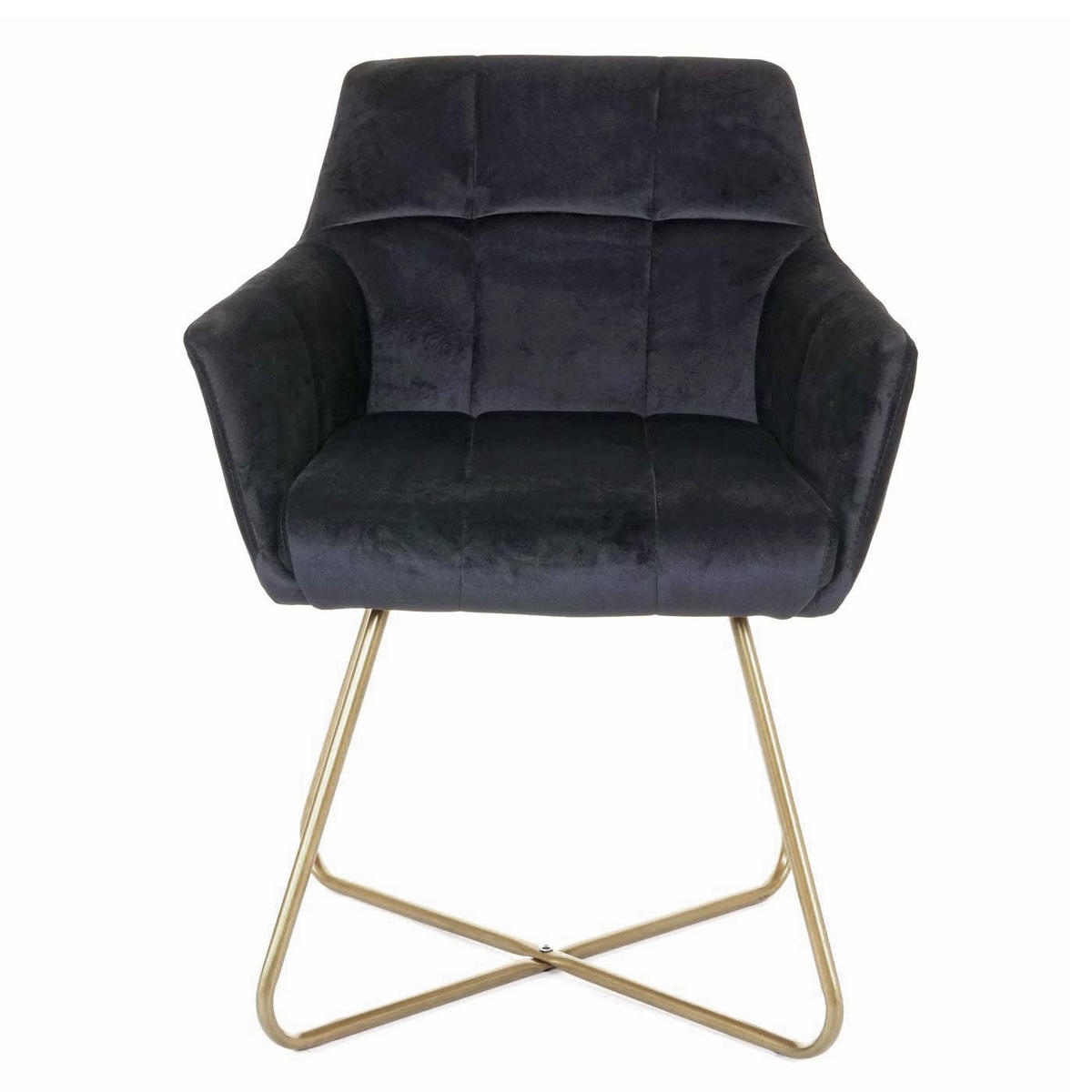 ESSZIMMERSTUHL Schwarz 6er-Set - Schwarz, Textil (60/79/58cm) - MCW