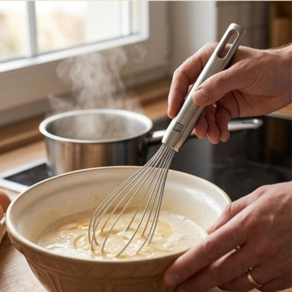 SCHNEEBESEN Twin Profi Edelstahl Küchenhelfer Silber - Silberfarben, Metall (6/6/30cm) - Zwilling
