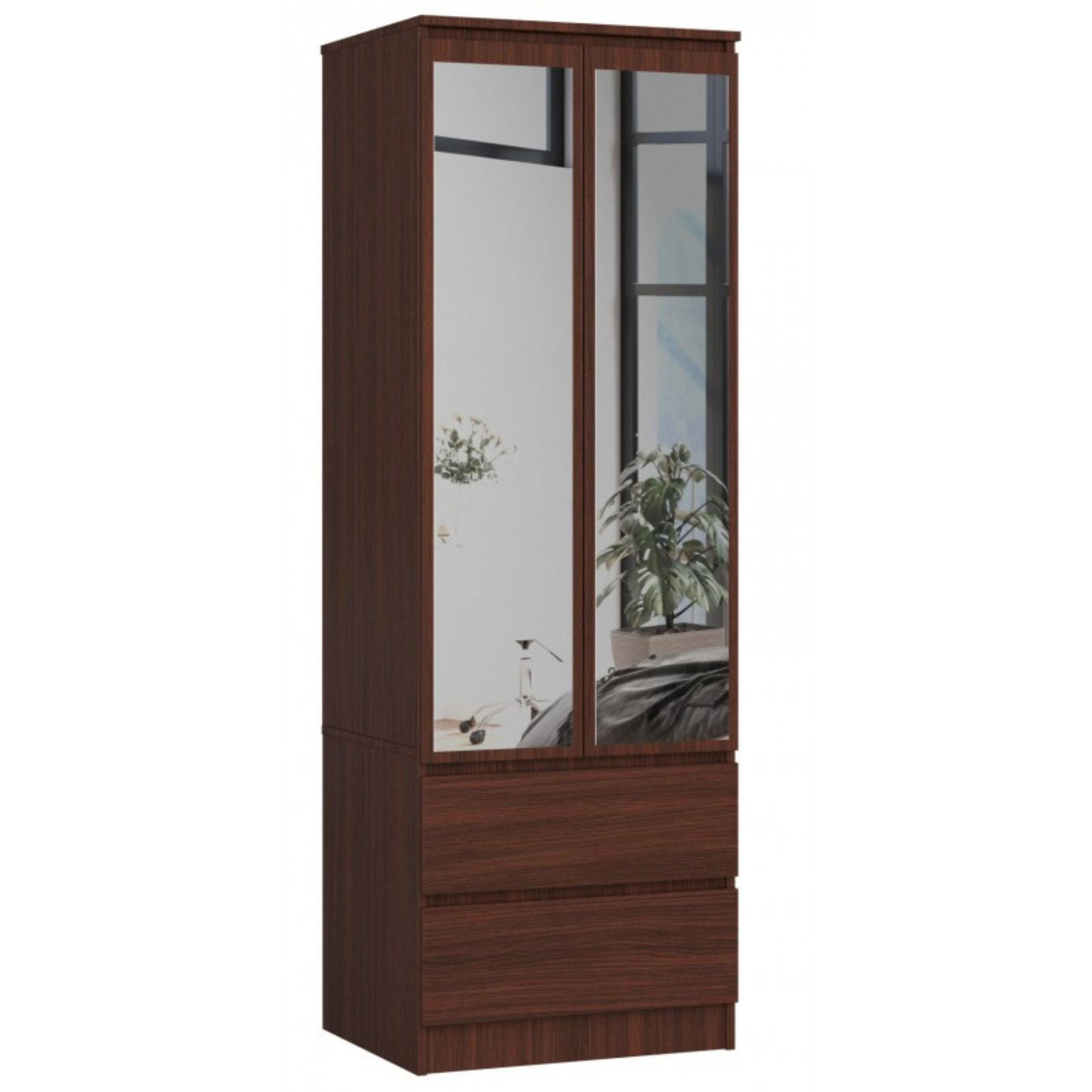 Akord Kleiderschrank Wenge 60x180x51 cm