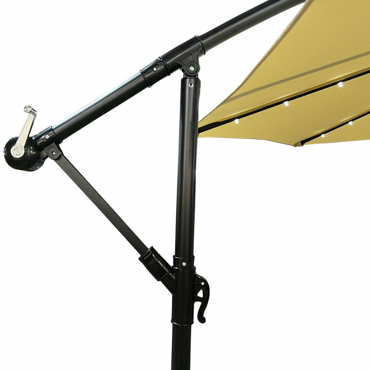 SONNENSCHRIM Beige 245/300 cm - Beige/Schwarz, Metall (300/300cm) - Akord