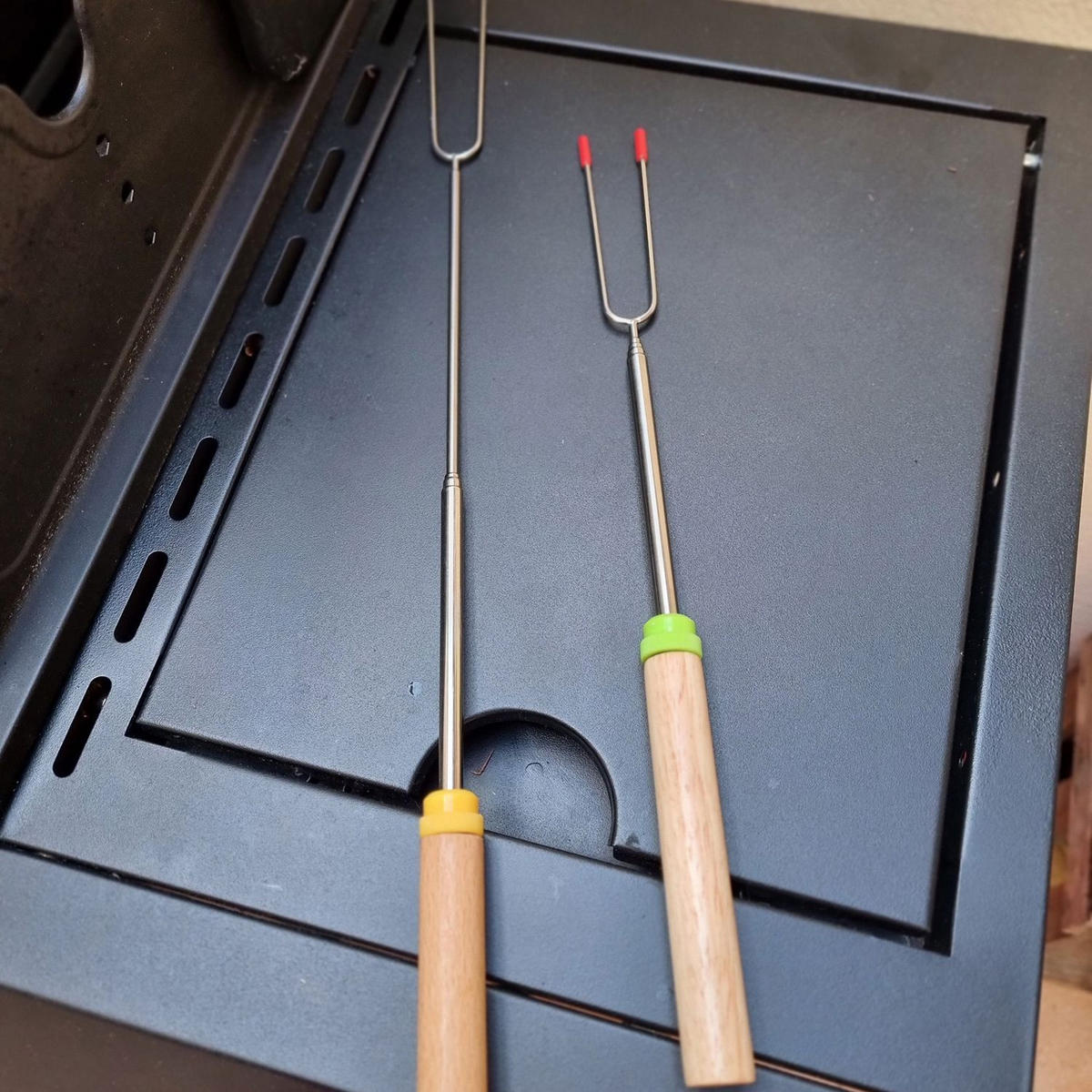 GRILLSPIEßE aus Edelstahl mit Aufbewahrungstasche (8-tlg. Set) - Multicolor, Metall (30cm)