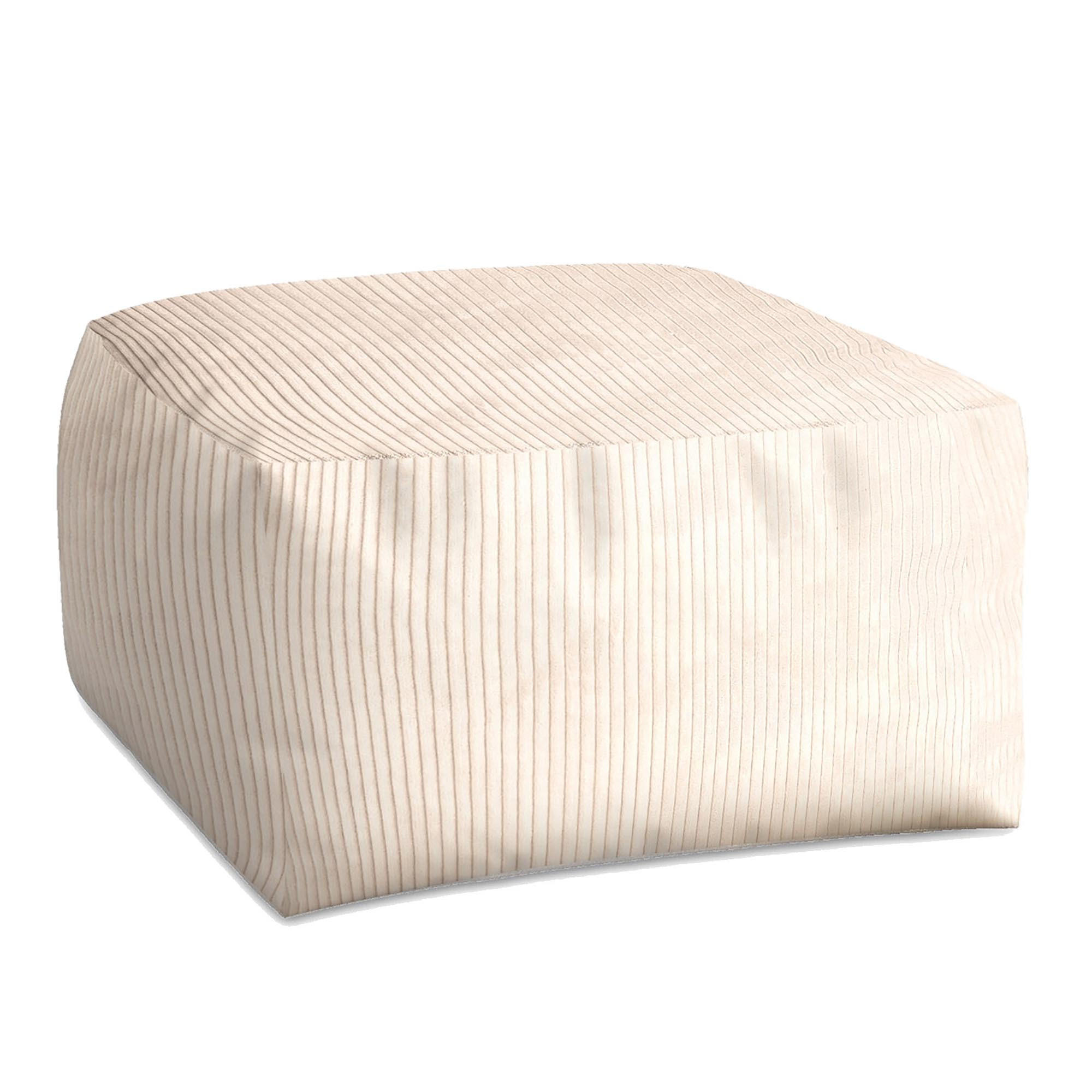 Dreamroots Sitzsack Creme, Ecru 70x40x70 cm