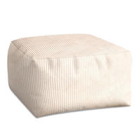 SITZSACK COMFORT Vanilla Ice - Ecru/Creme, Textil (70/40/70cm) - Dreamroots