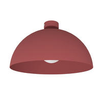 DECKENLEUCHTE Cassis - Rot, Metall (40/40/20cm) - Lumicom
