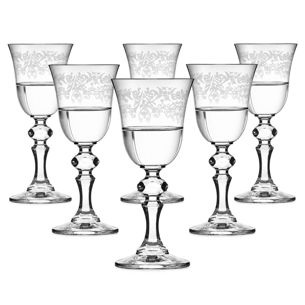 SCHNAPSGLÄSER KRISTA DECO, 6ER-SET, 50 ML - Transparent, Glas (0.05L) - Krosno Glass